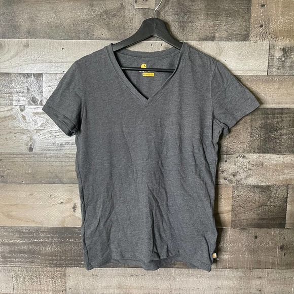 SOLD Carhartt Womens V Neck Shirt Medium - Picture 1 of 2